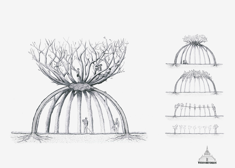 Illustration for article titled Behold These Incredible Works Of Architecture Made Out Of Living Trees